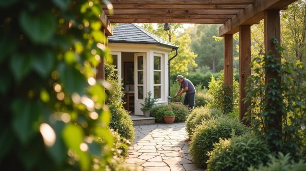 WPC Gartenhaus effektiv gestalten und pflegen